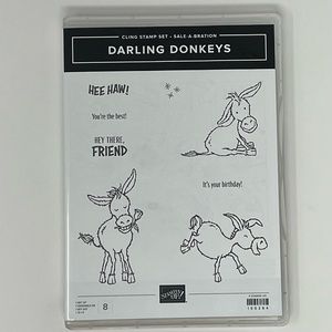 NWOT Stampin’ Up! Darling Donkeys Stamp Set. New!